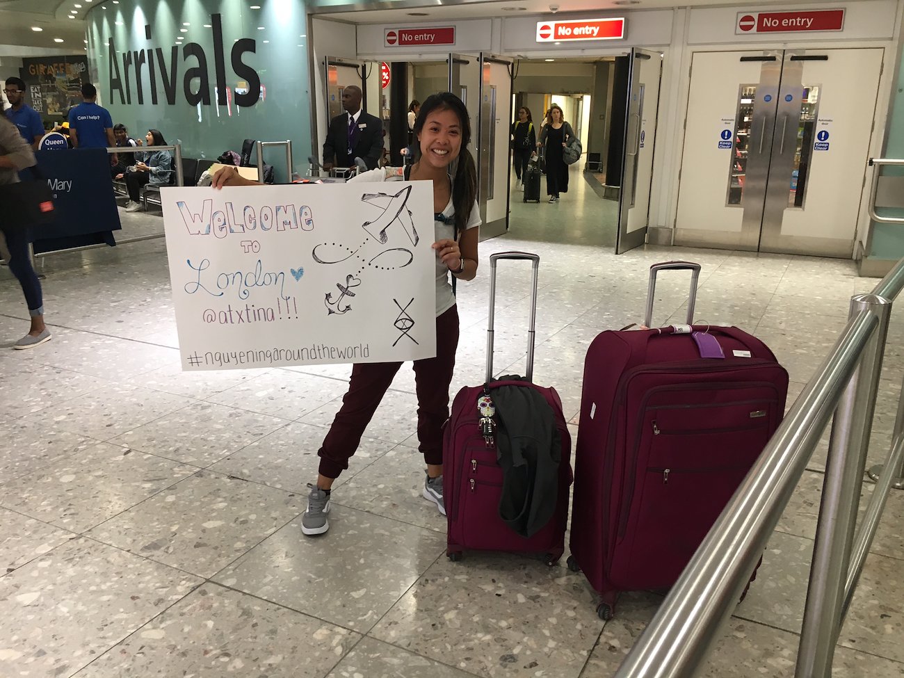 A warm welcome at London Heathrow