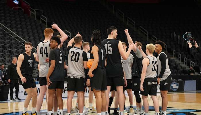 Read Sweet Sixteen Practice at Little Caesars Arena by PURDUE ATHLETICS