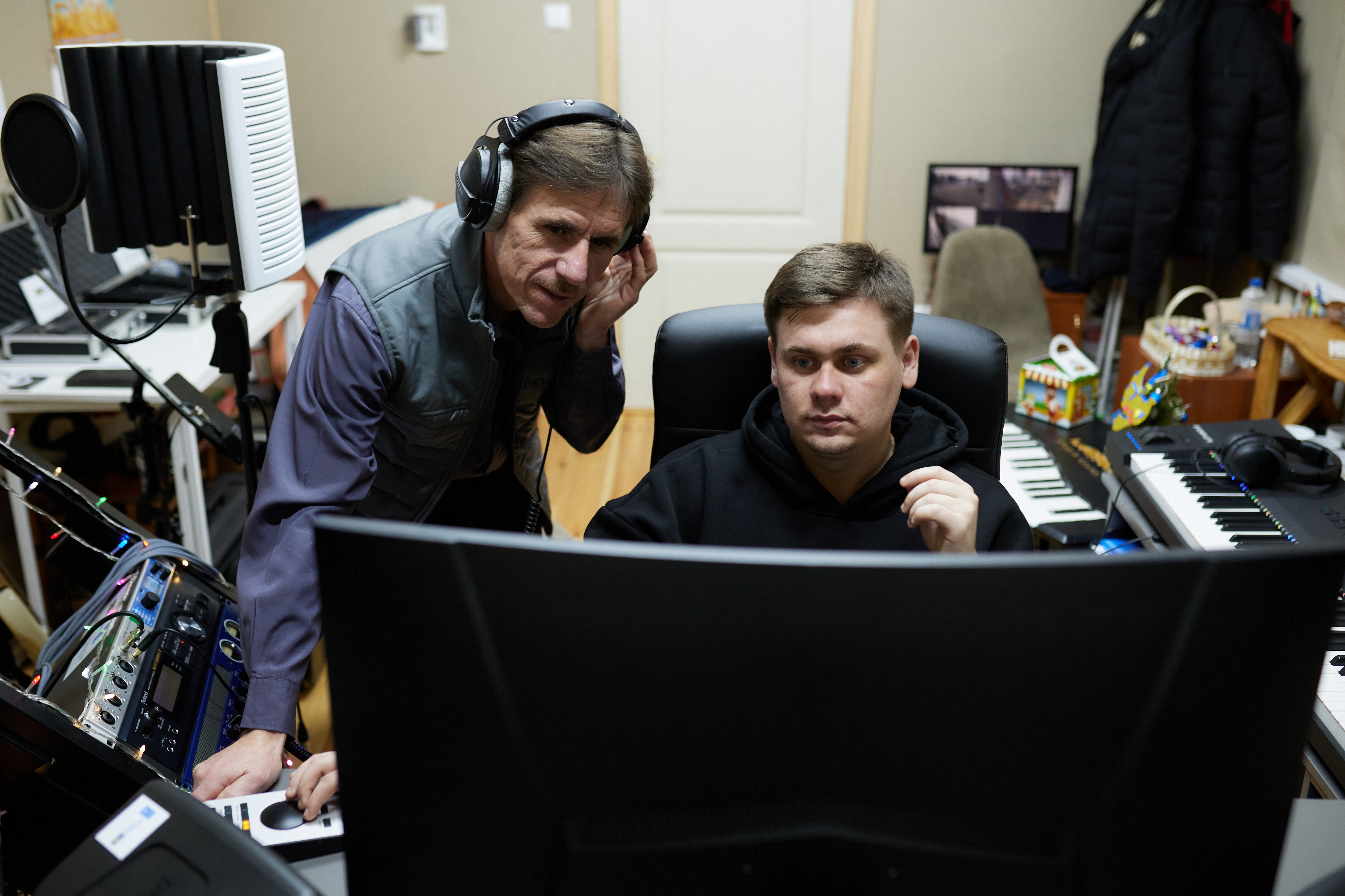 Making music while sheltering: How a recording studio was set up in ...