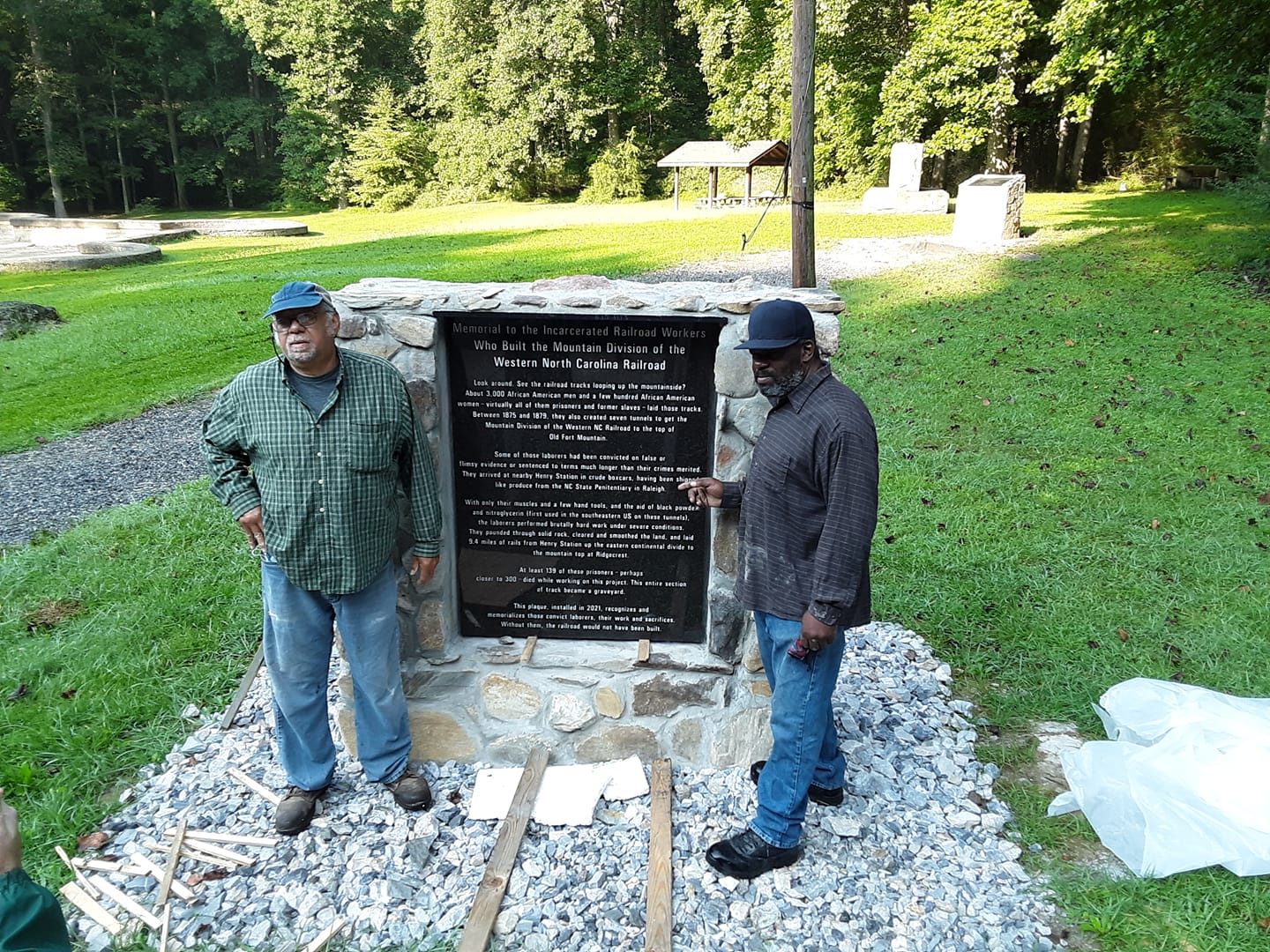Paul Twitty and his assistant Jimmy Logan