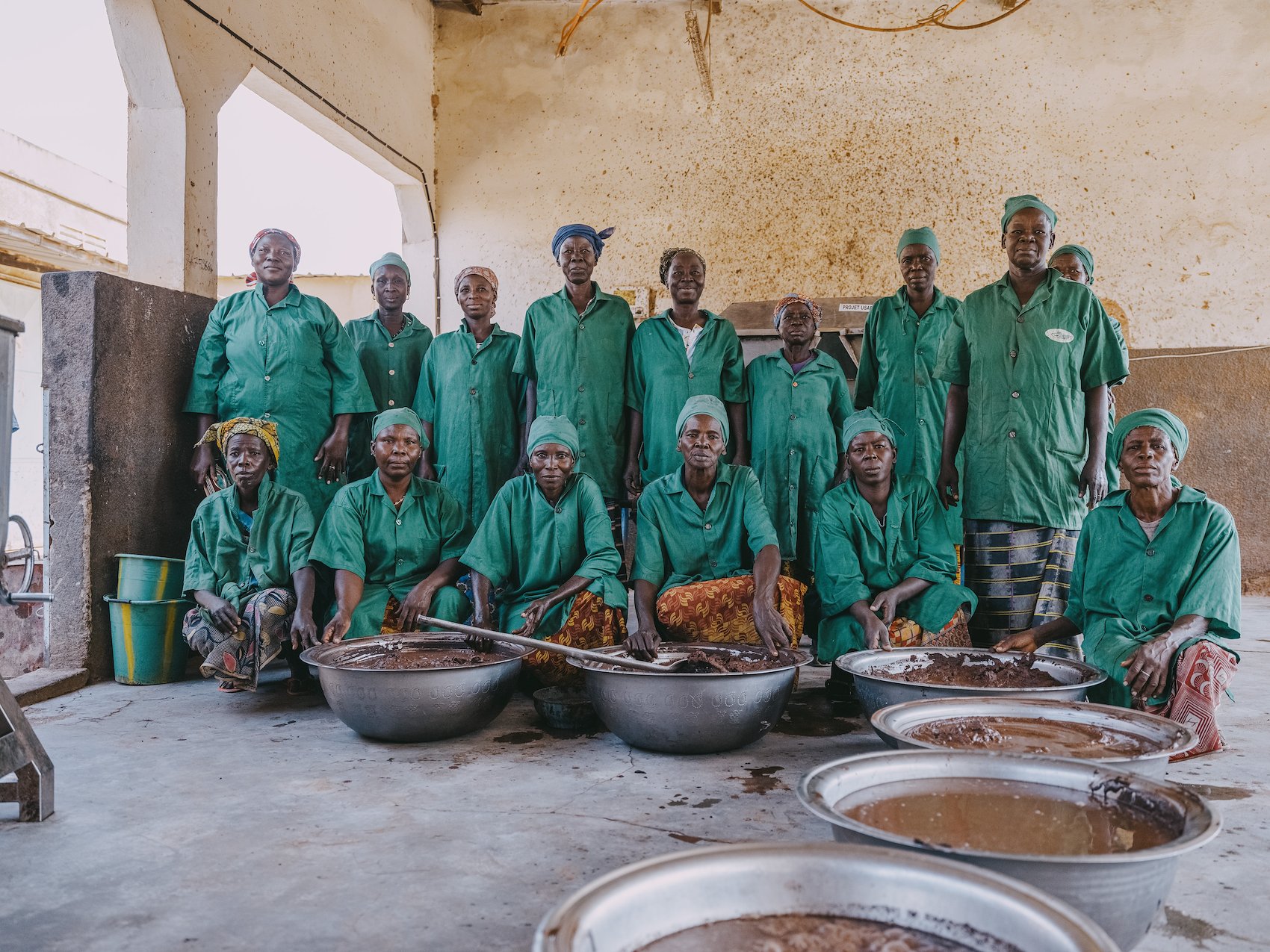 This shea cooperative in Benin exports all of its products to Europe.