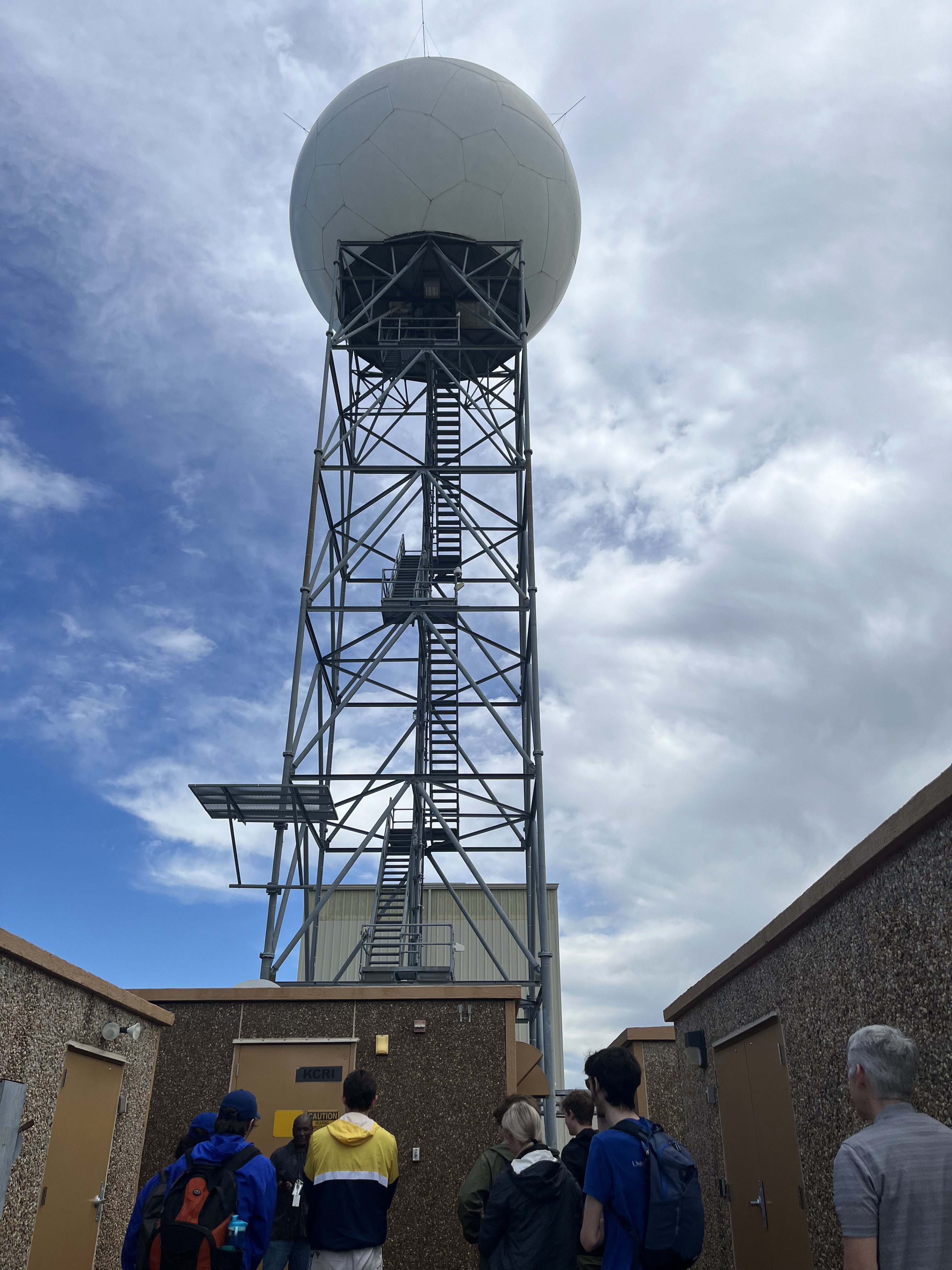 The NEXRAD WSR-88D radome at the NOAA Radar Operations Center in Norman ...