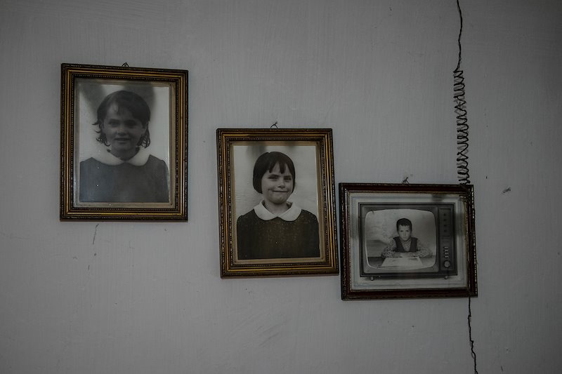 Pictures of Elena Sumracka's three children.