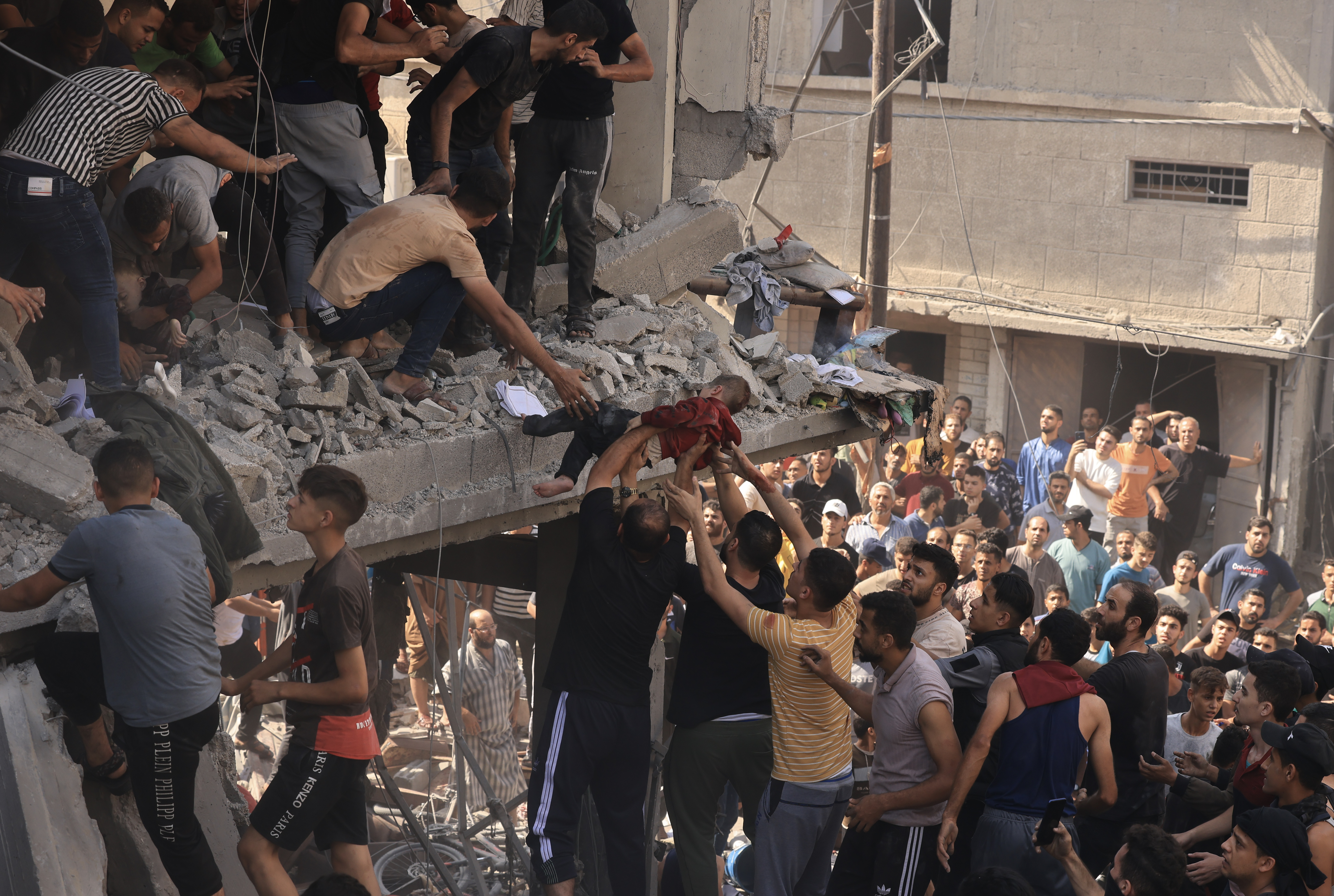 24 October 2023. Khan Yunis, Gaza Strip.