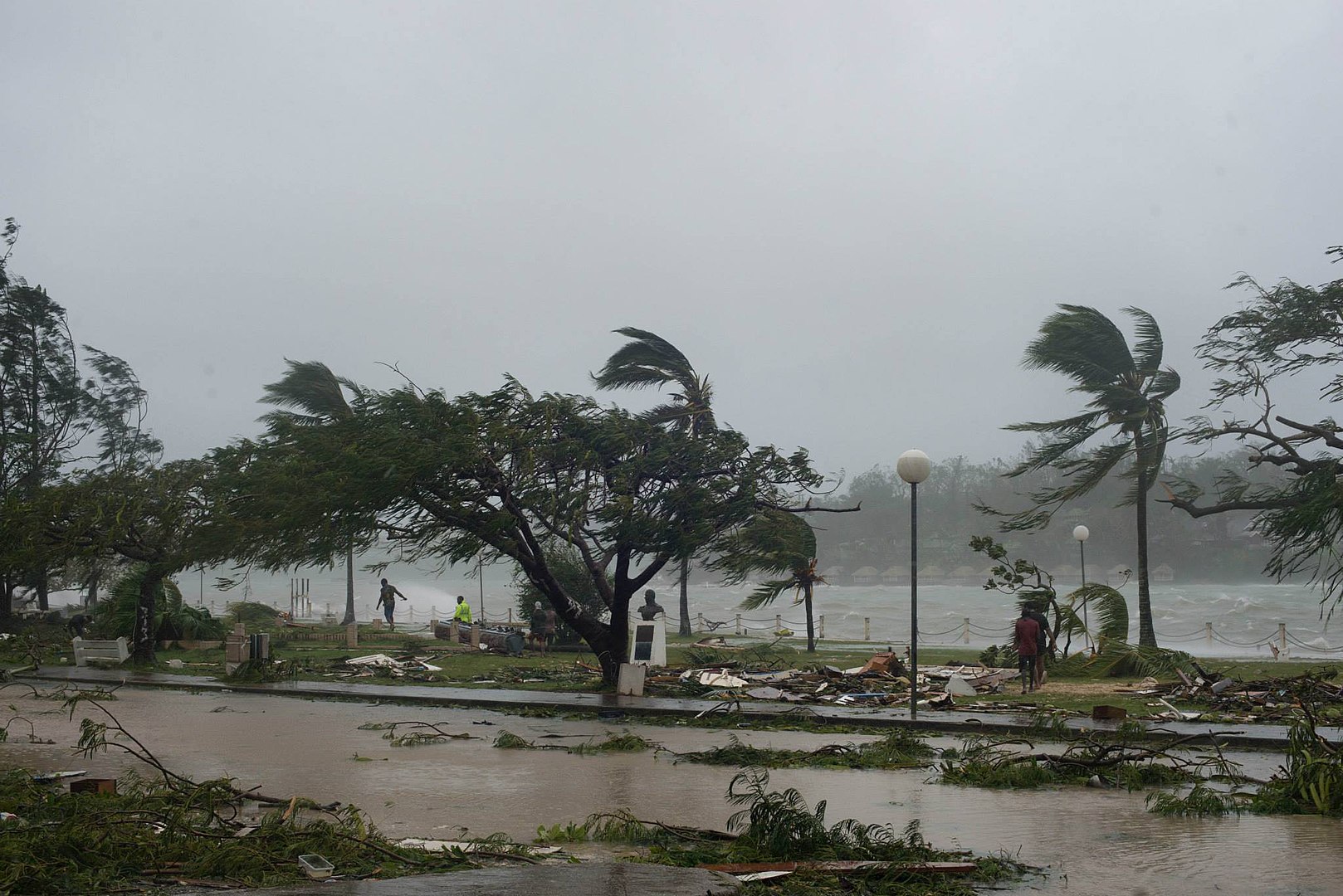 Destruction from Cyclone Pam in Port Vila, Vanuatu. Photo: Graham Crumb ...