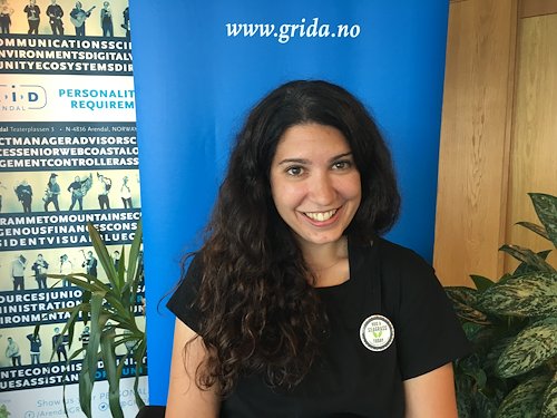 Maria Portouroglou is GRID-Arendal's seagrass expert. (Photo: Runa Lindebjerg/GRID-Arendal)