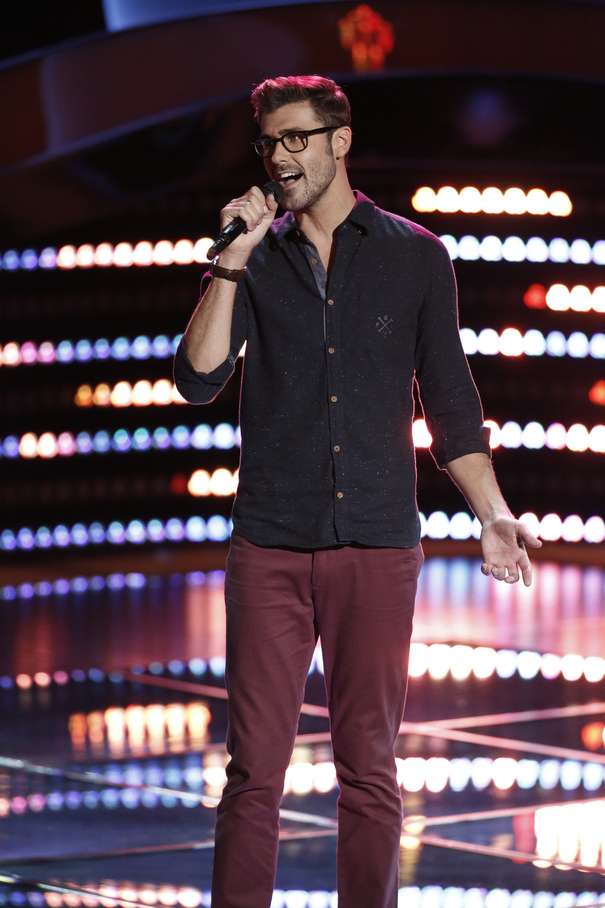 Blind Audition: Ryan singing on NBC's