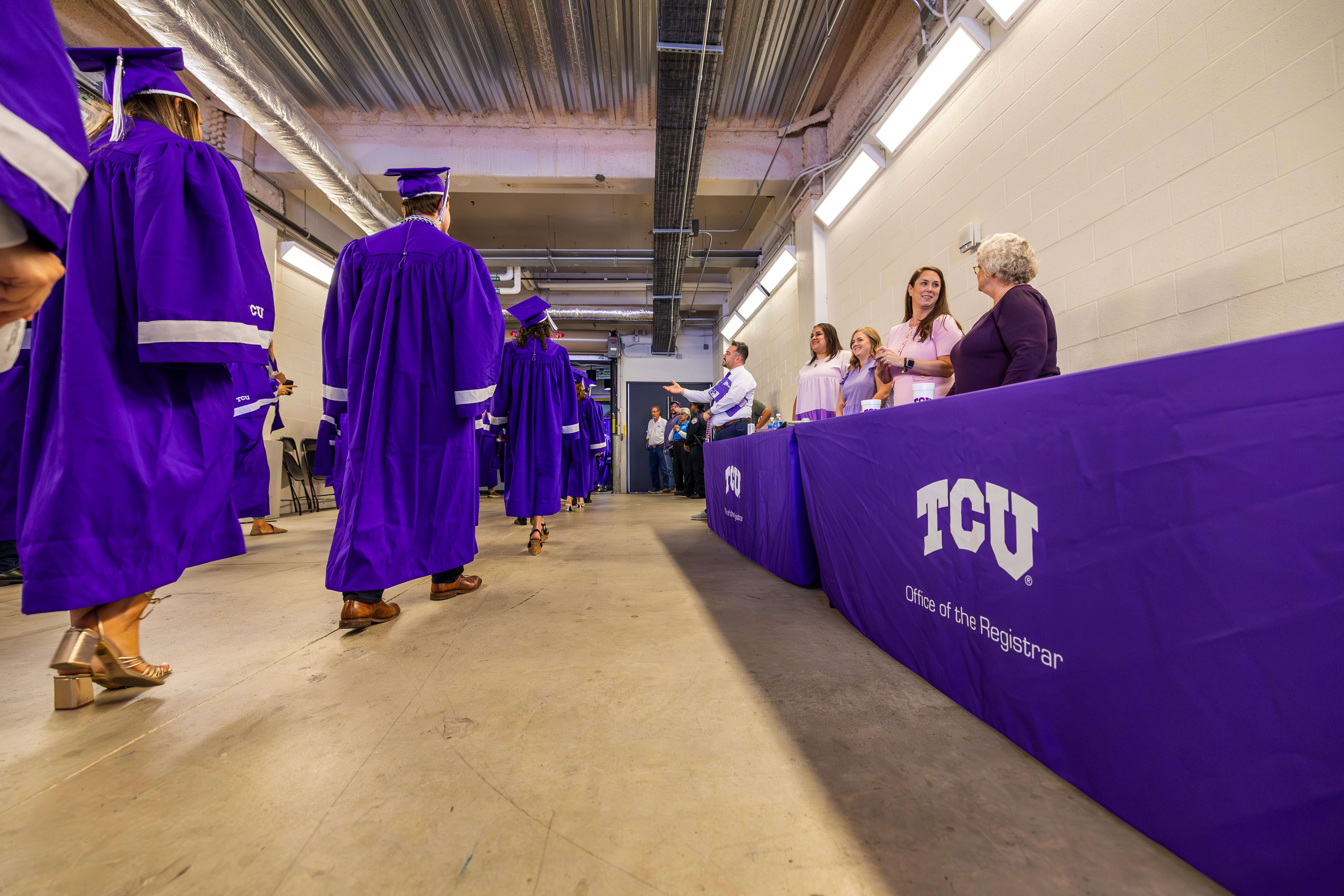 Behind the Scenes at TCU Graduation