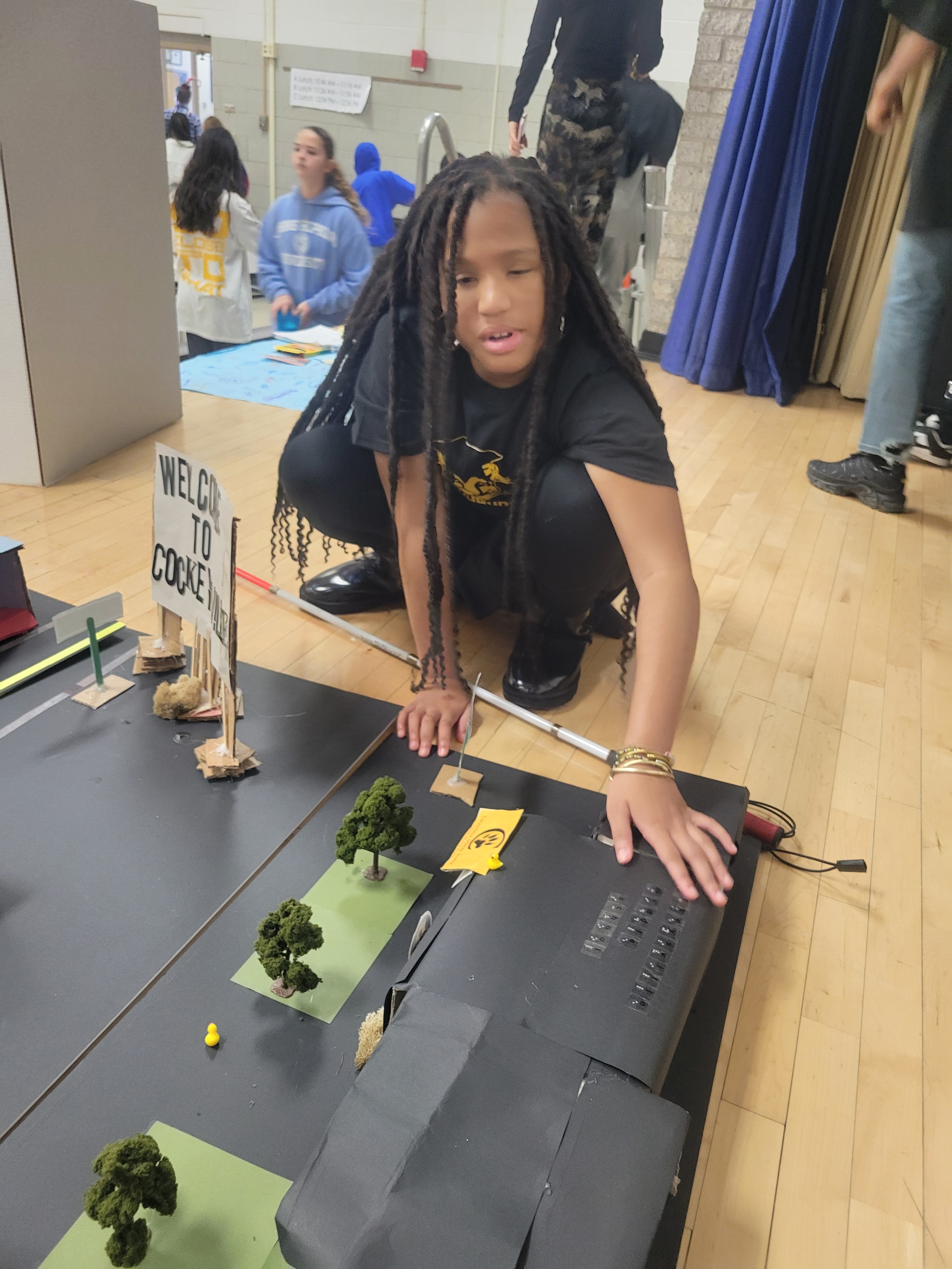 Cockeysville Middle AVID students create interactive community map