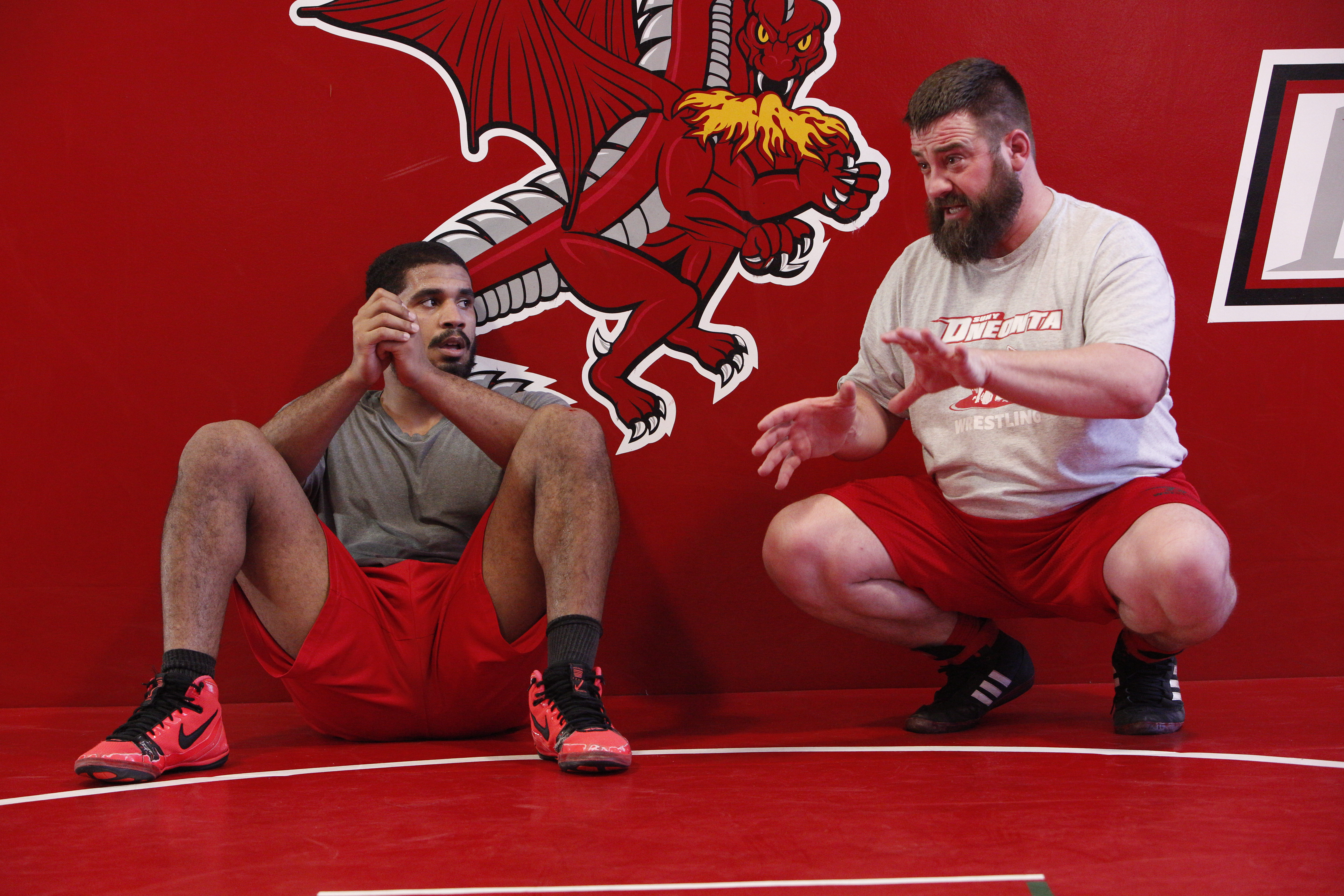Head wrestling coach Duane Ritter provides advice on James's final day ...
