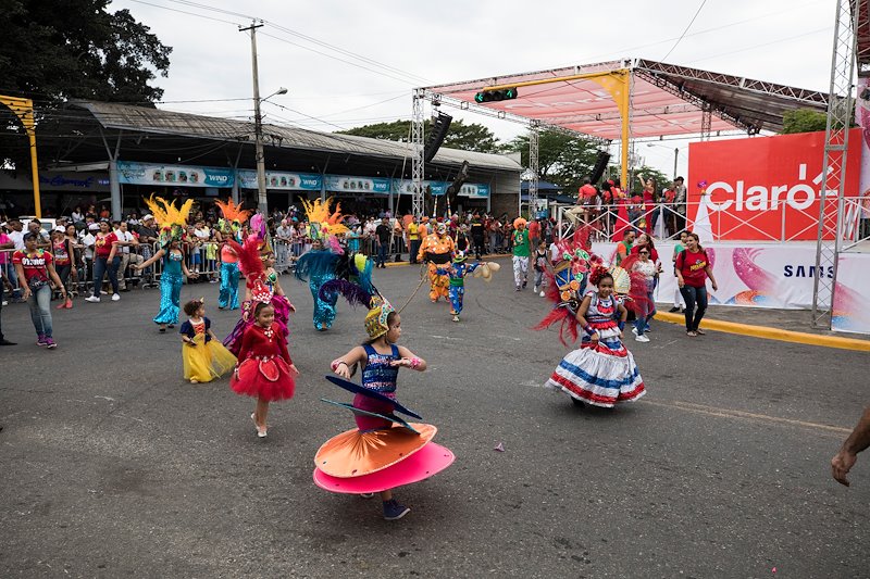 Children dance in a parade held during Carnaval in Santiago de los Caballeros. Photo by Jaren Wilkey/BYU