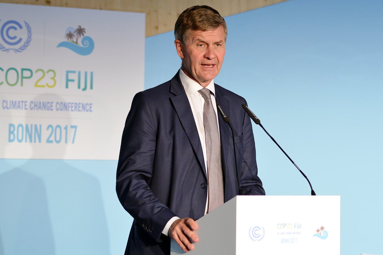 Erik Solheim, Head of UN Environment. Photo by IISD/Asheline Appleton