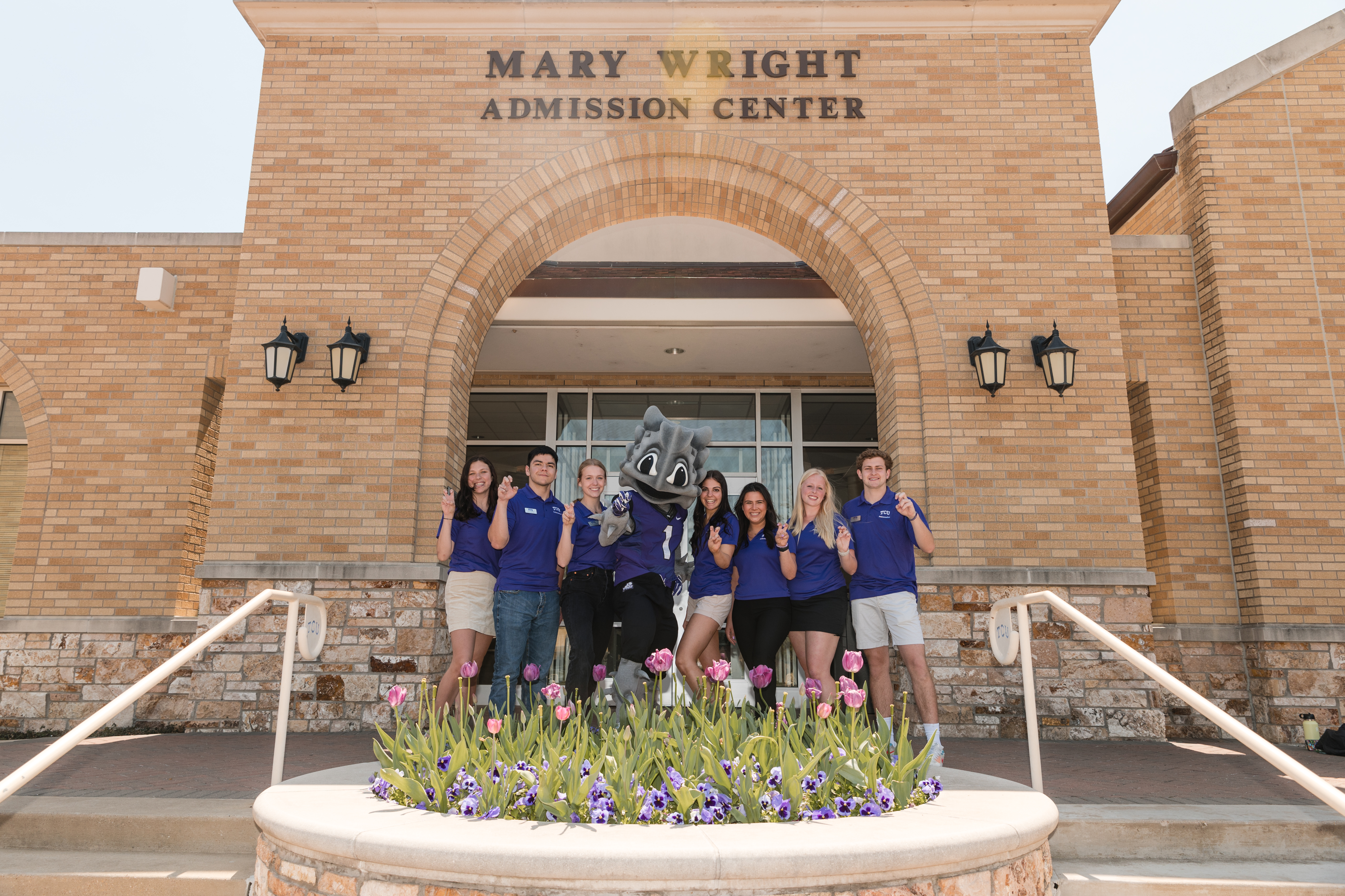Student ambassadors serve as the welcoming committee for prospective ...