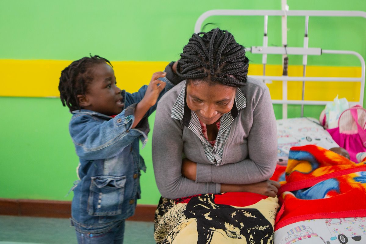 Everson thinks that his mother's hair-rocks look really cool and would love to see that in every mom in the ward!