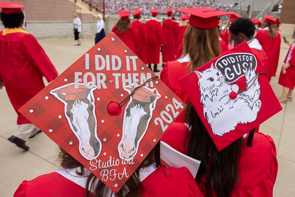 Miami University's 2024 spring commencement ceremony was held May 18 at Yager Stadium.