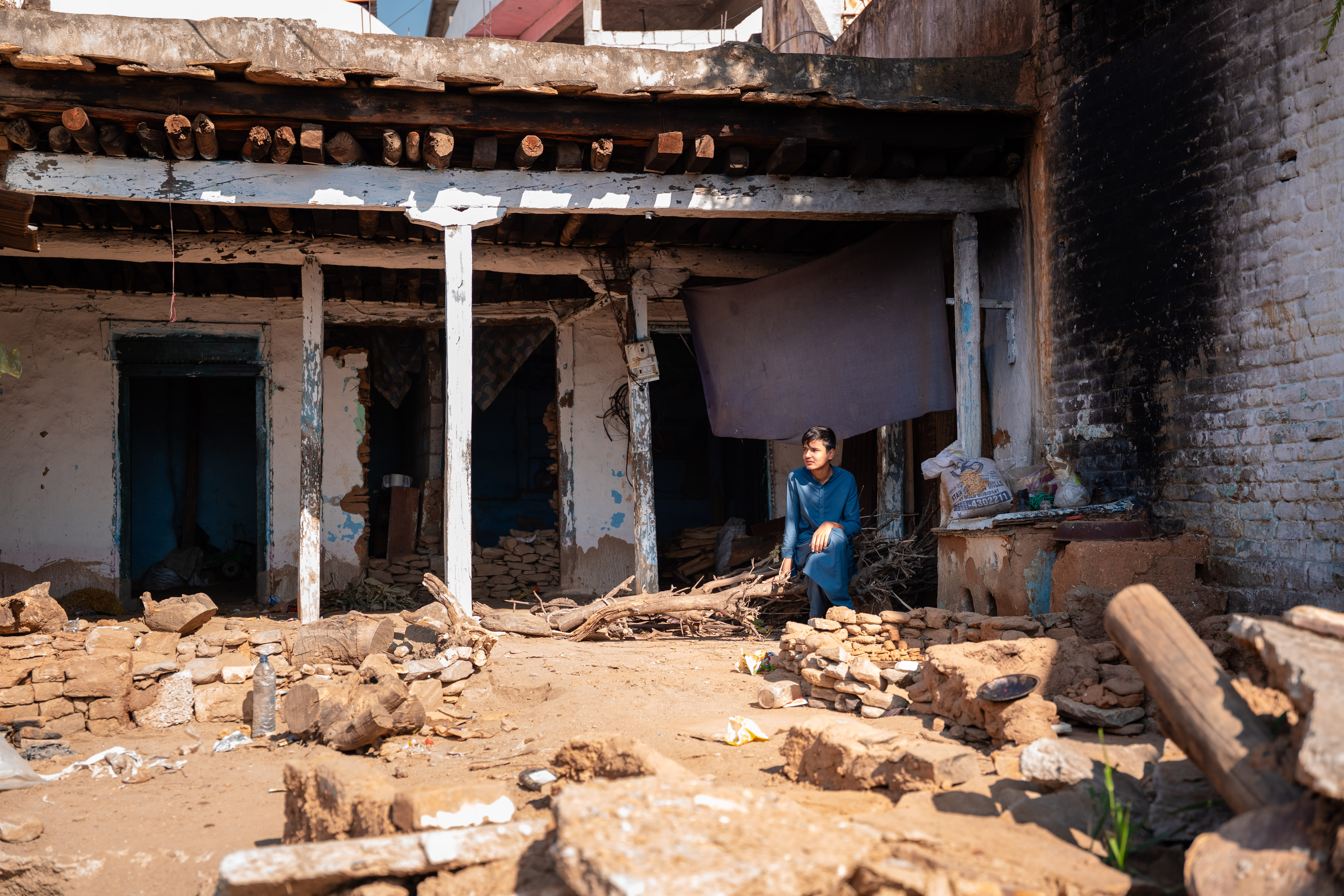 Destruction caused by the 2025 floods that washed away homes and ...