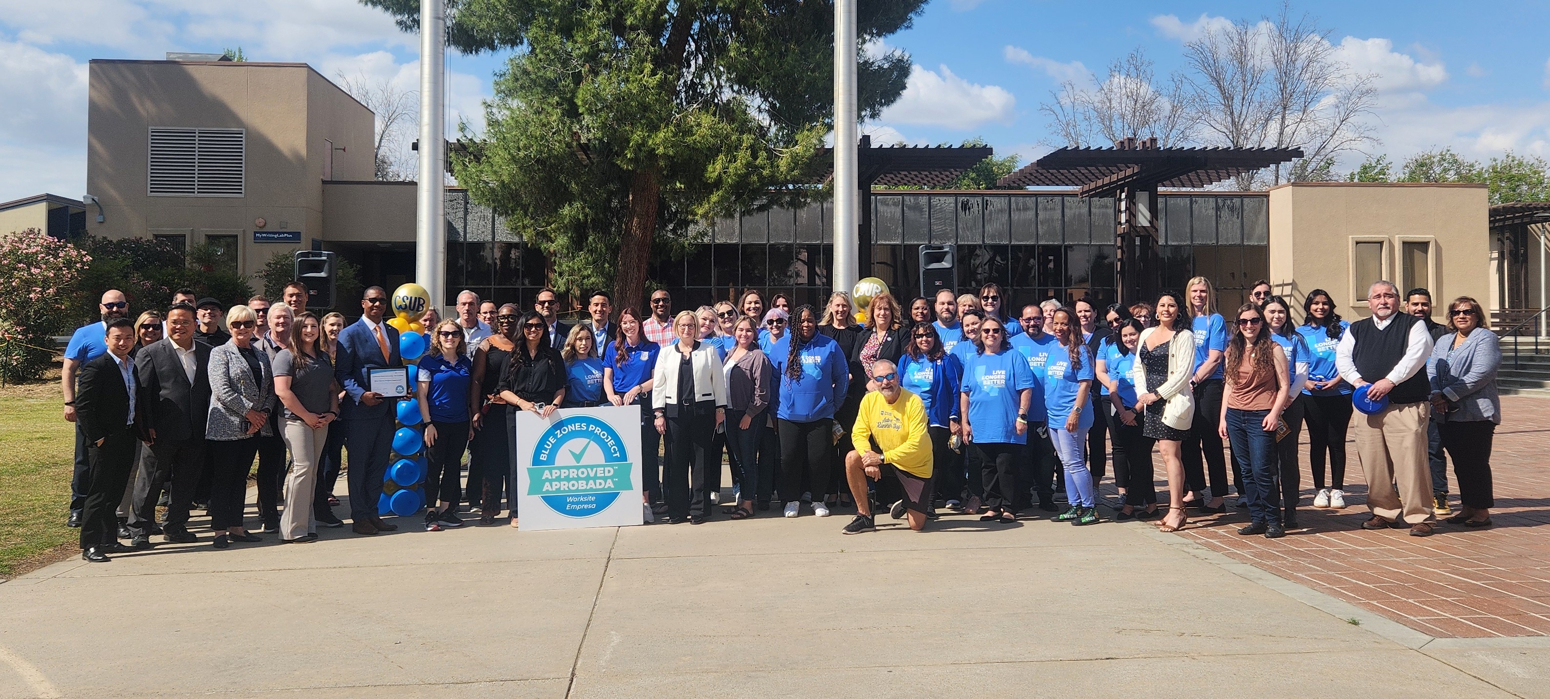 CSUB celebrates approval as official Blue Zones Project worksite
