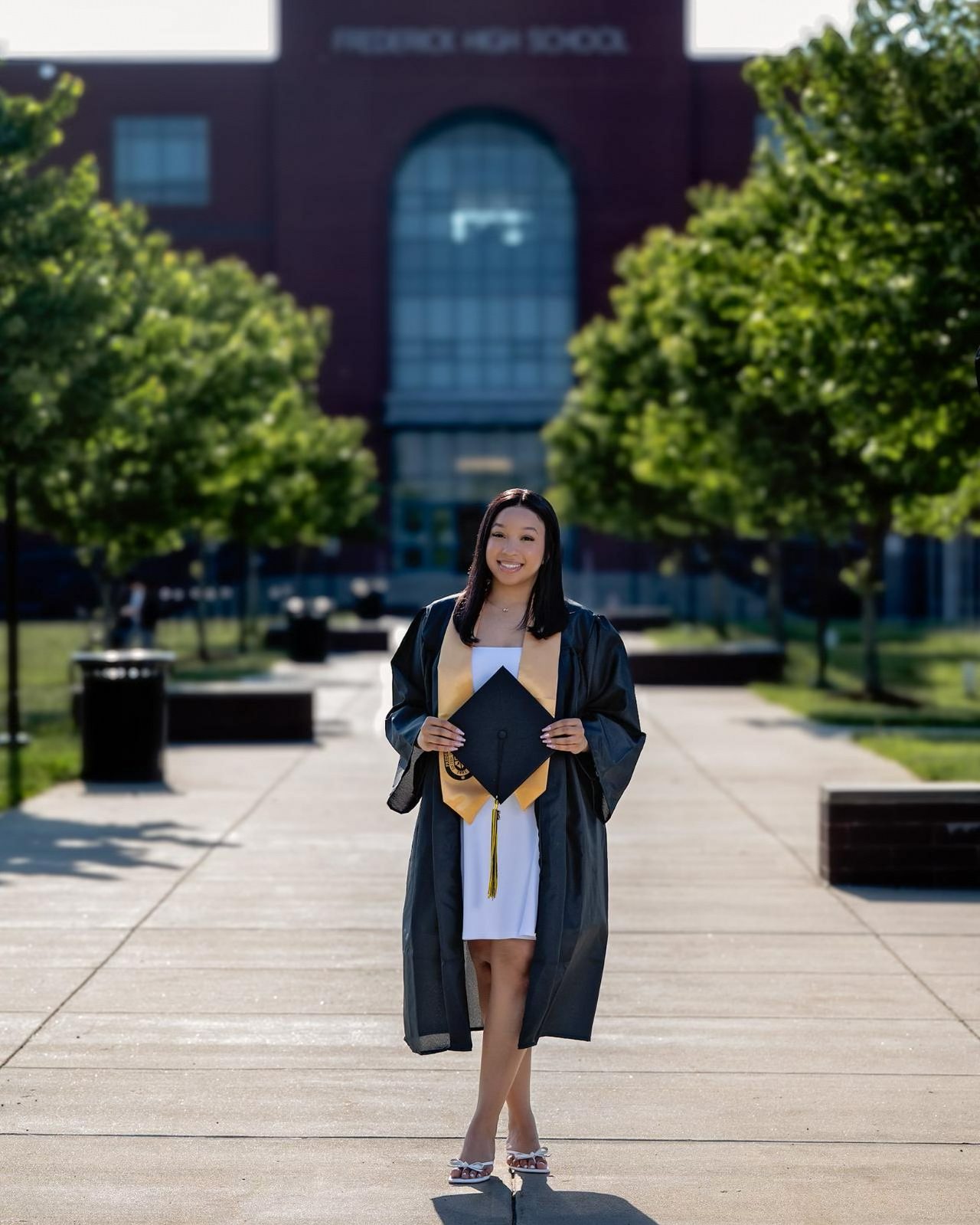 Senior Portrait of Shyan Symphony-Simpson by Kim Harmon Photography.