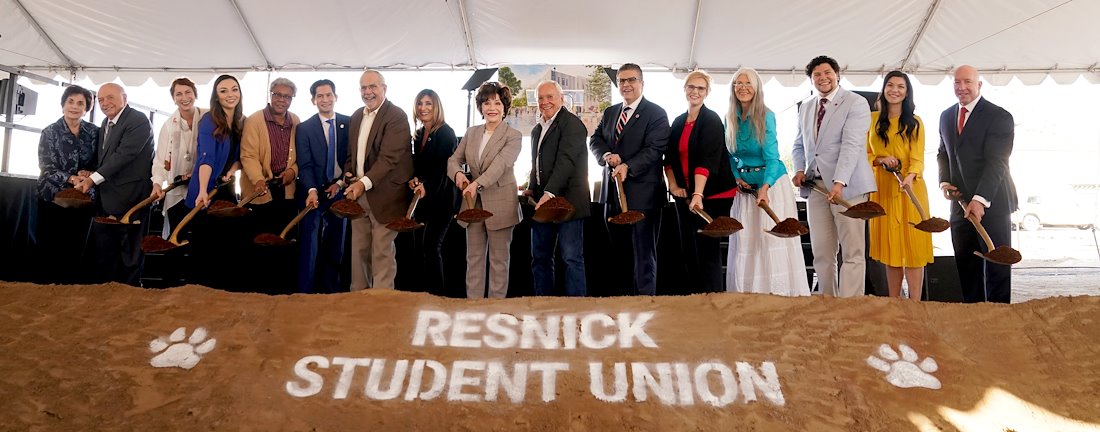 Groundbreaking for the Resnick Student Union.