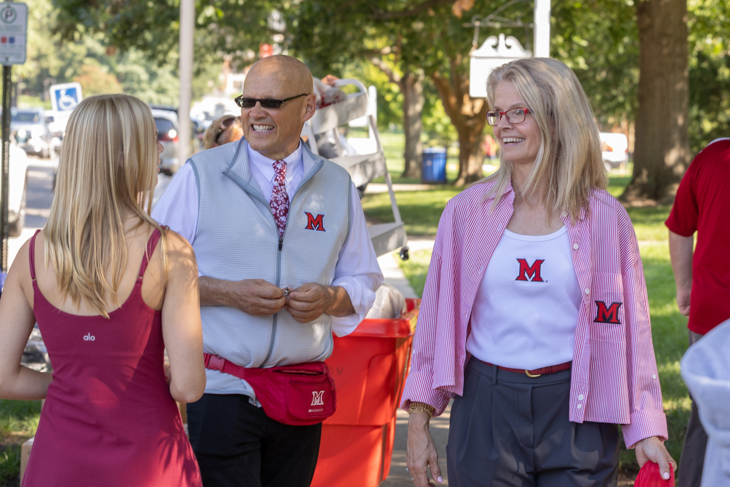 Miami University President Gregory Crawford and University Ambassador ...