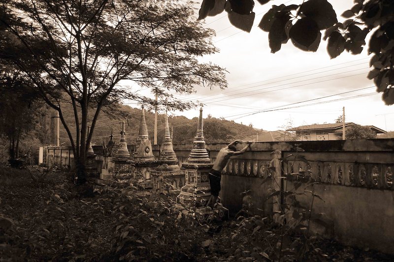 Just outside of Kaeng Krachan National Park, my friend Wechian showed me the graves of his elders.