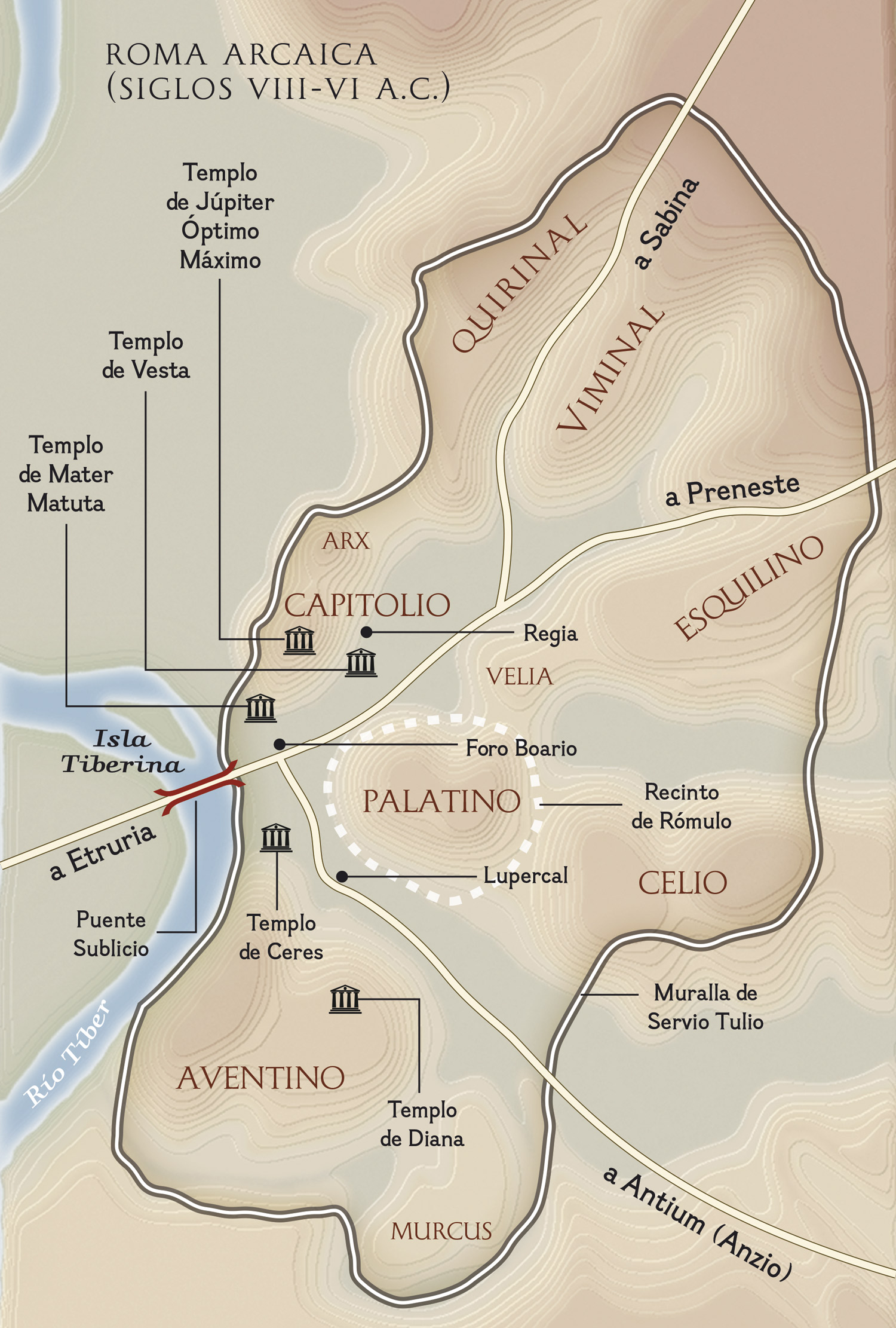 Roma, el origen de la ciudad de las siete colinas