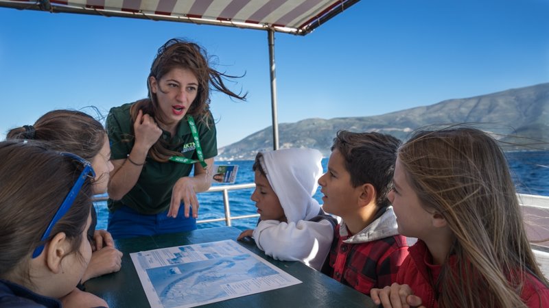 Claudia Amico Albania2016-Administration of protected areas in Vlora staff showing to students an information tool.jpg