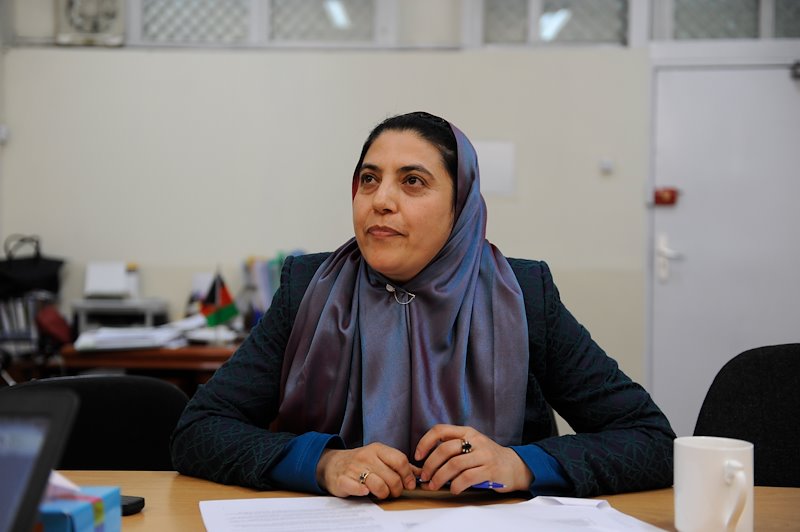 Dr. Zelaikha Anwari, Acting Director of the Reproductive Health Directorate, MOPH (Photo: Jawad Jalali/Afghan Eyes)
