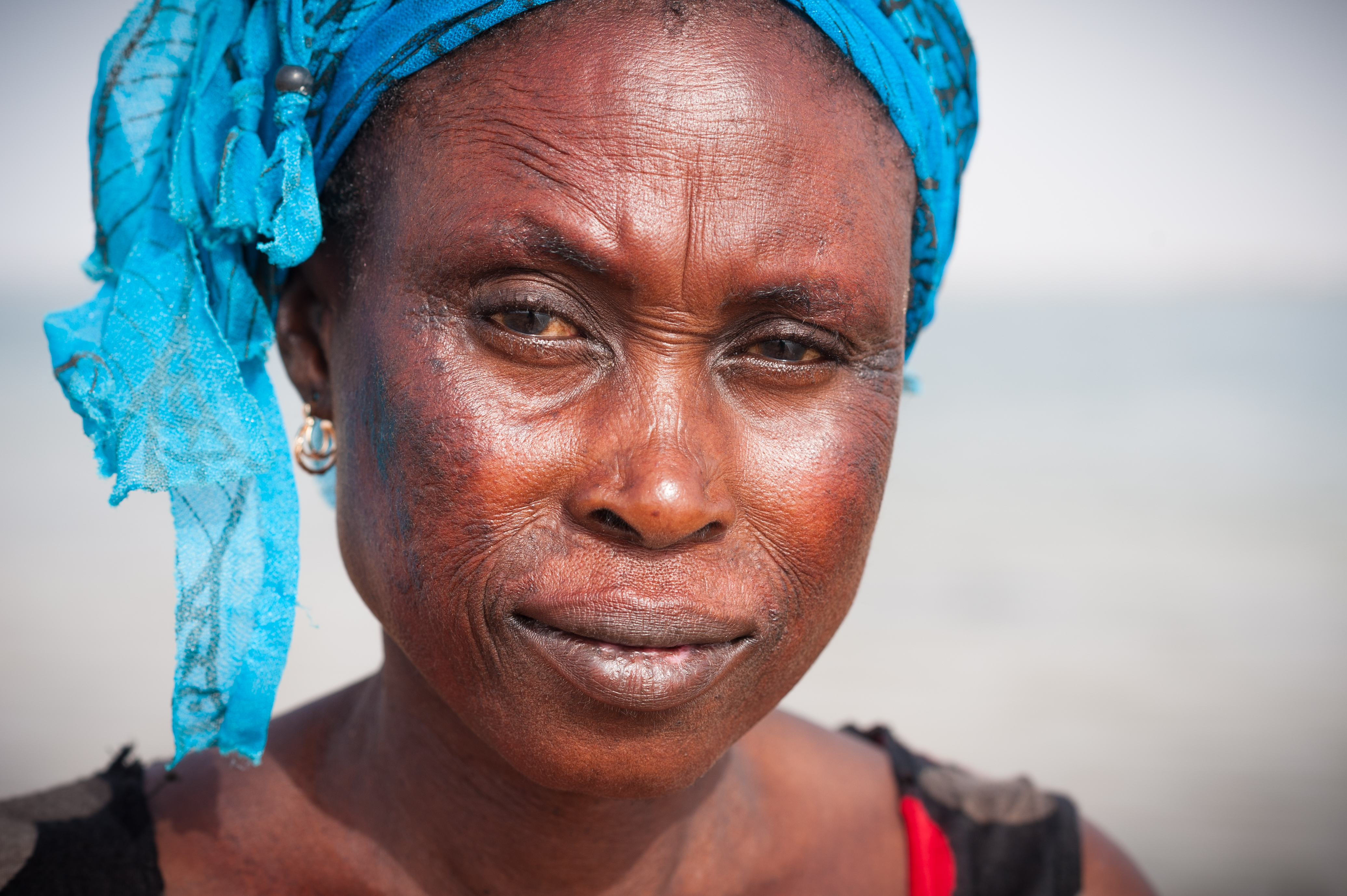 Ndeye Sour Ndong (53) had to abandon her home to rising sea-levels in 1992.     © Clément Tardif / ActionAid