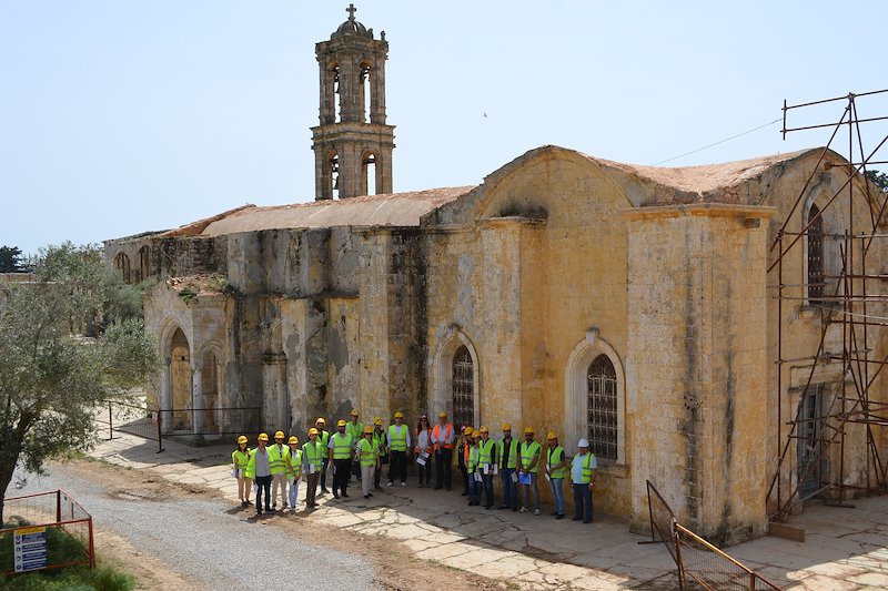 Agios Panteleimonas Monastery – International Day of Monuments and Sites 2016, students’ visit. Photo: UNDP