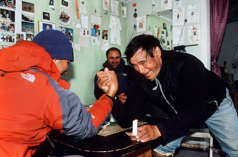 The Inuit love to laugh, talk and play games