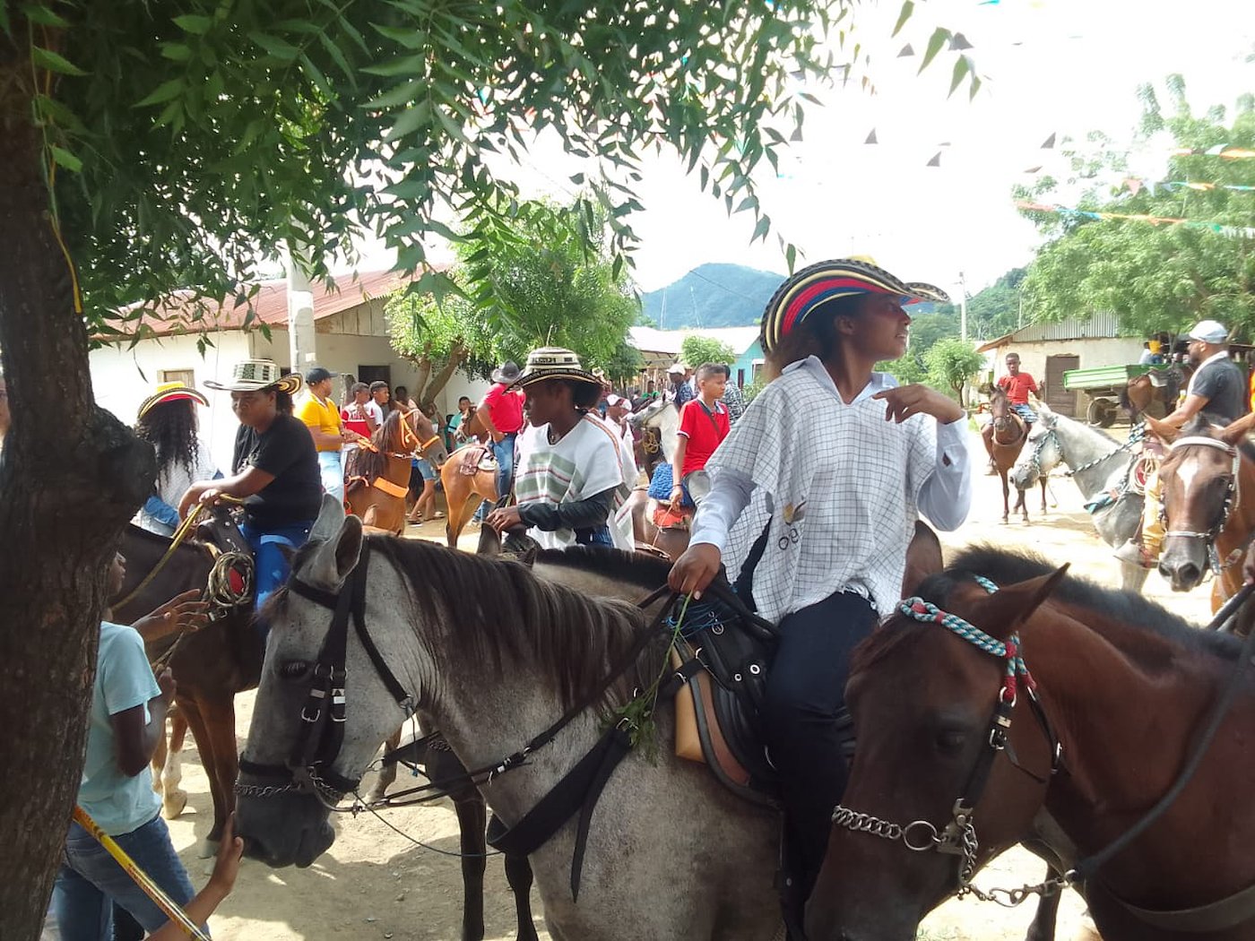 The Santo Madero community during a celebration.