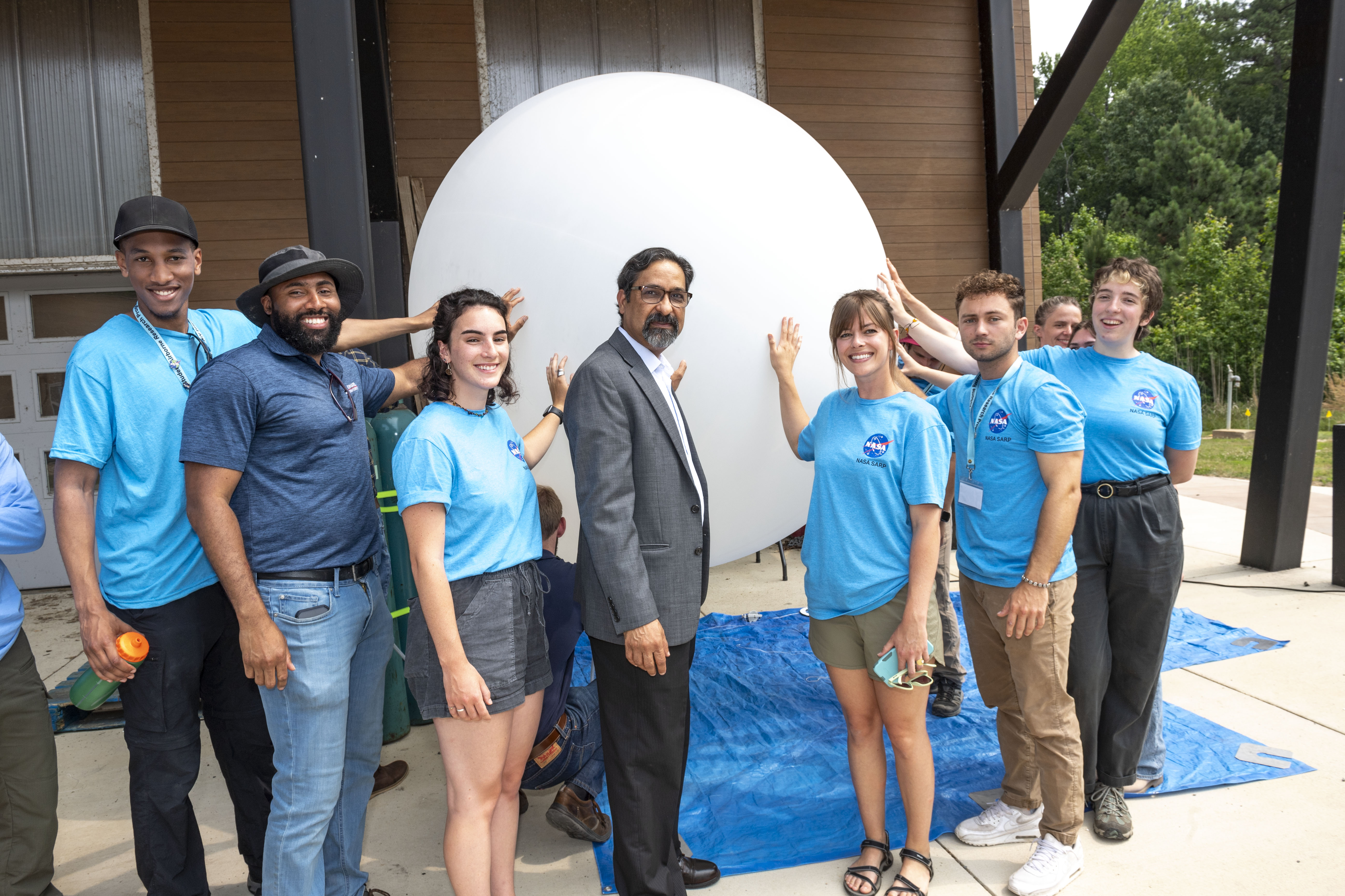 Students, mentors and P. Srirama Rao, Ph.D., vice president for ...
