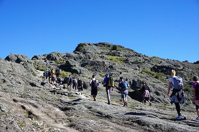 Hiking in the Sierras Grande.