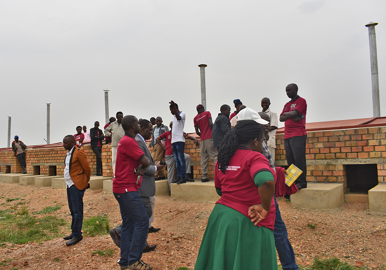 A section of the fish smoking kilns at the Rwenshama Landing Site in Uganda
