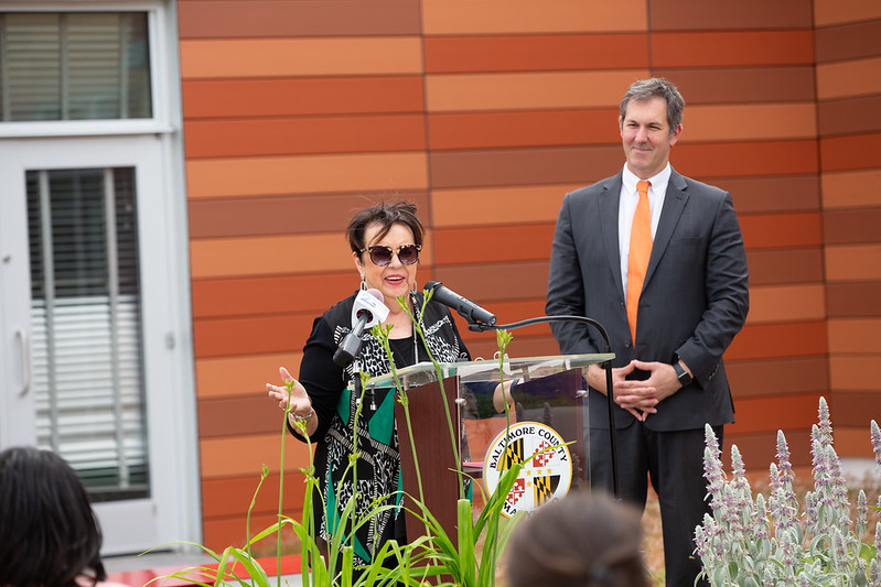 Debbie Phelps, Education Foundation executive director, with County ...