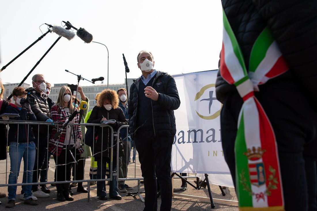 Giulio Gallera, the Lombardy Region Minister of Health