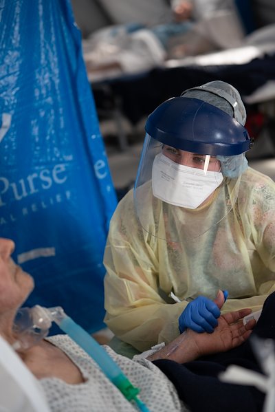 Keri, a nurse in one of the general care wards in Cremona