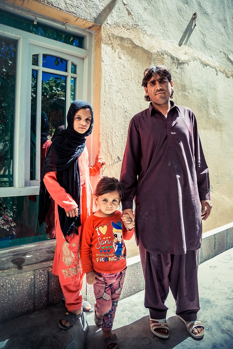 Toryalay Jaffary, one of the deportee from Germany and her two daughters. © UNDP Afghanistan / S. Omer Sadaat / 2016