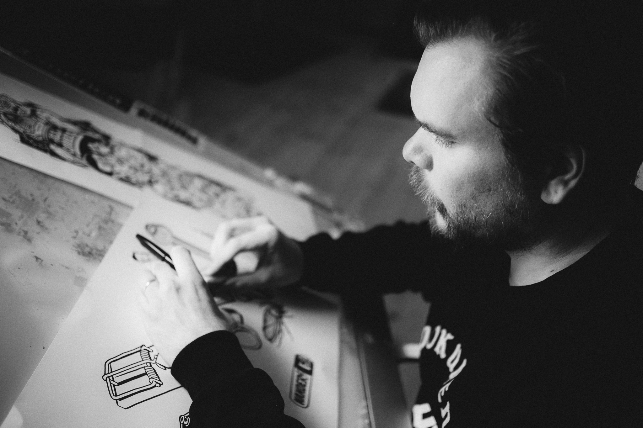 Martin started illustrating at an early age, growing up in a creative ...