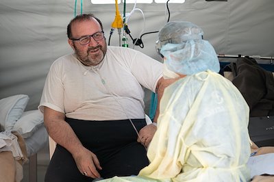 "You are a miracle," Dr. Julie told Claudio, as he continued to improve. “It feels good to know that a lot of people…are praying for me,” he said.