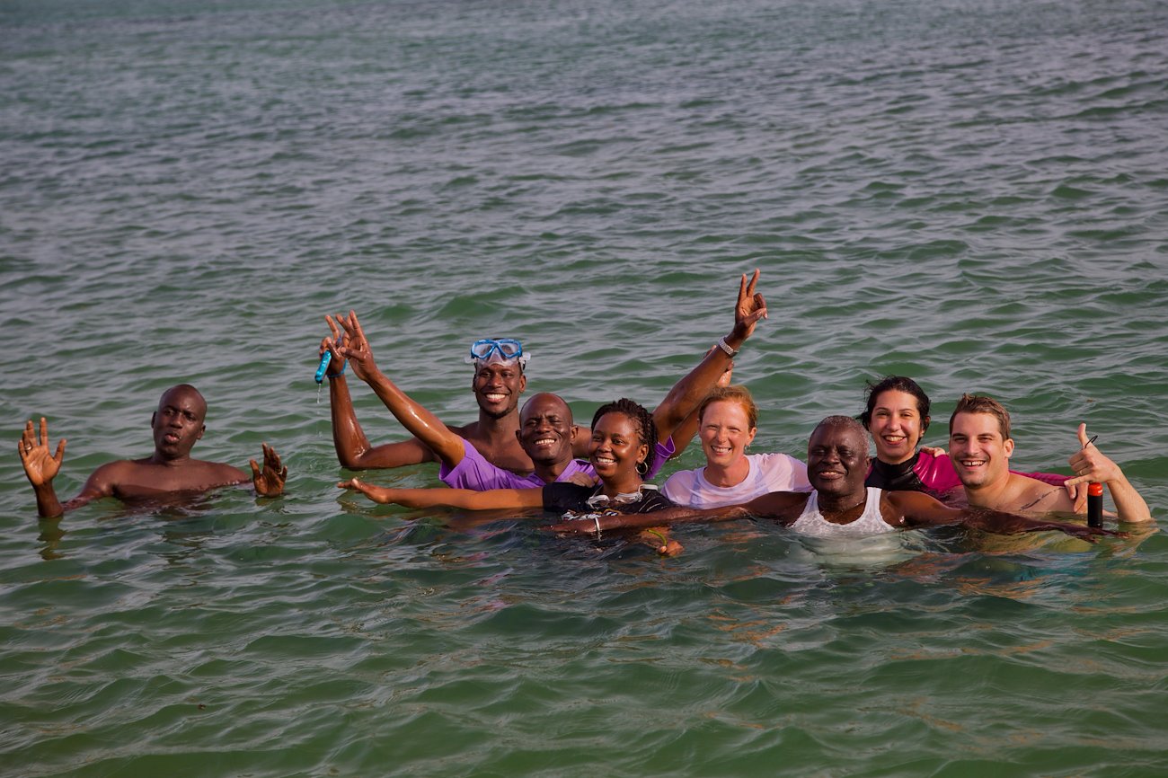 ResilienSEA project team in Guinea-Bissau. Credit: Rob Barnes, GRID-Arendal