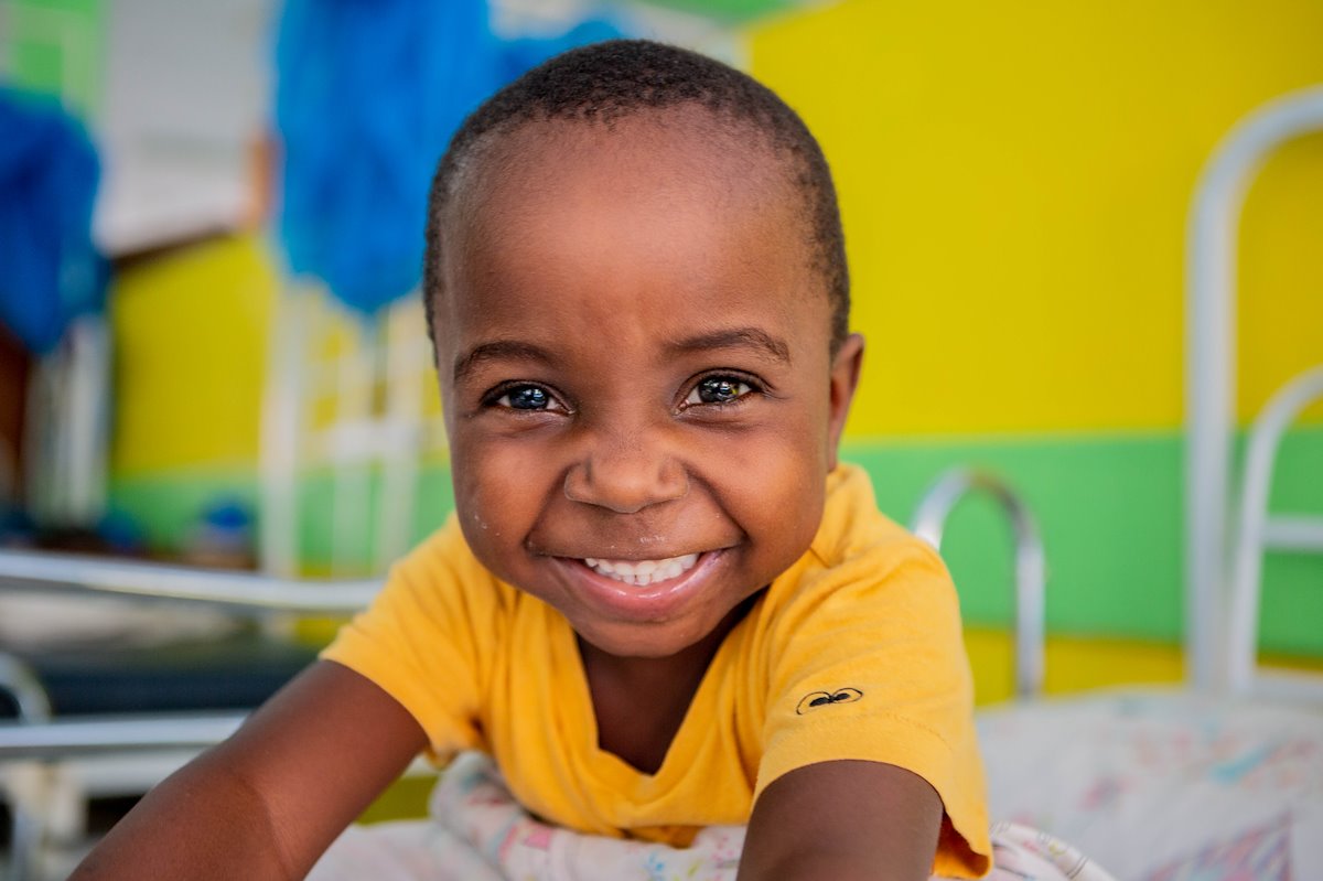 Prince shows us his HUGE smile!