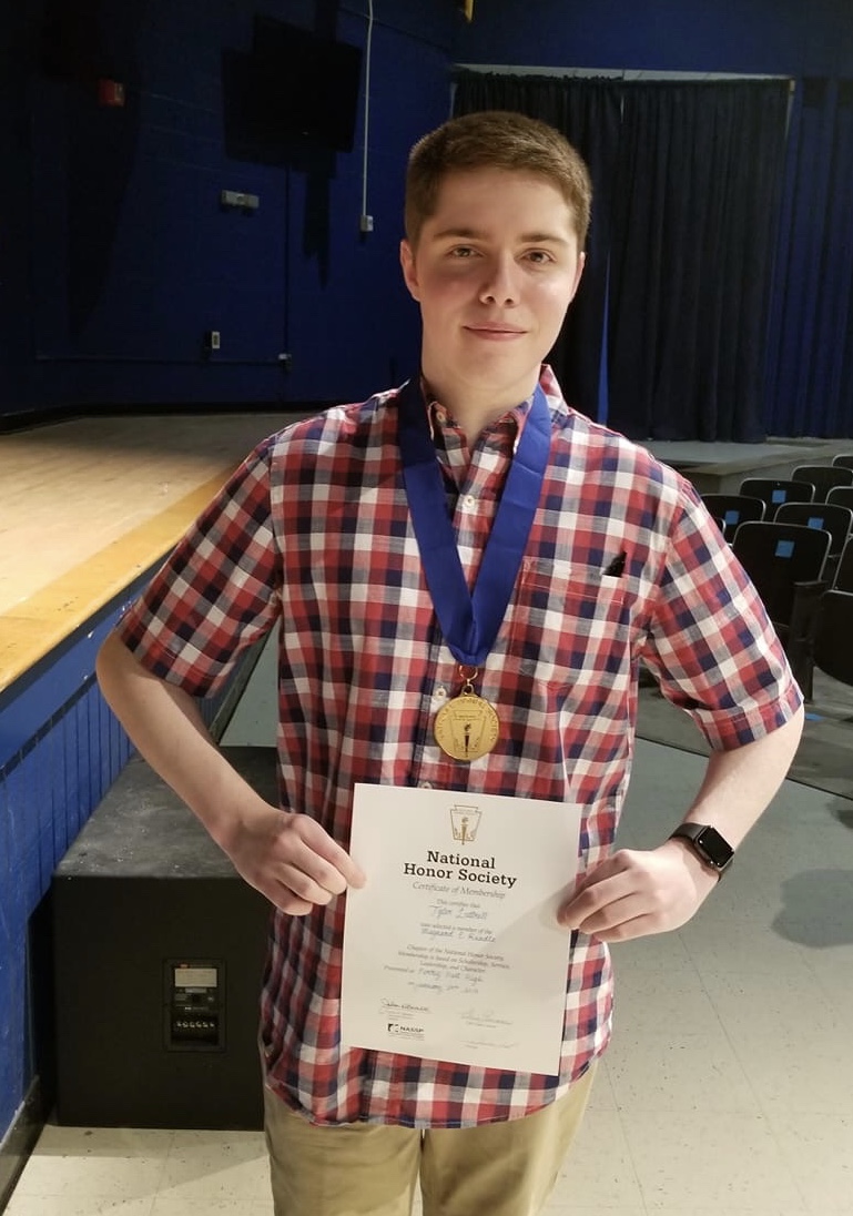2019 Ethics Award Winner: Tyler Luttrell, Perry Hall High School