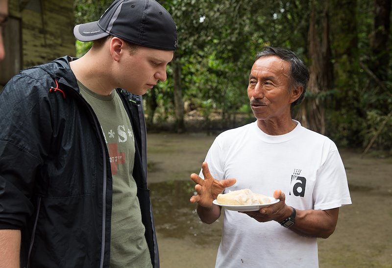 Cezar answers BYU Linguistics grad student Alex Rice's questions about his cooperative farm near Tena, Ecuador.