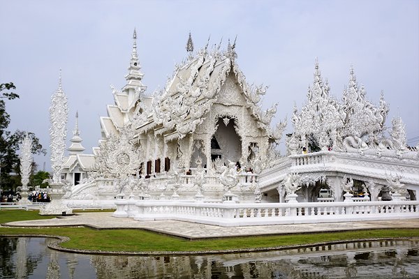 White Temple in Chaing Rai.