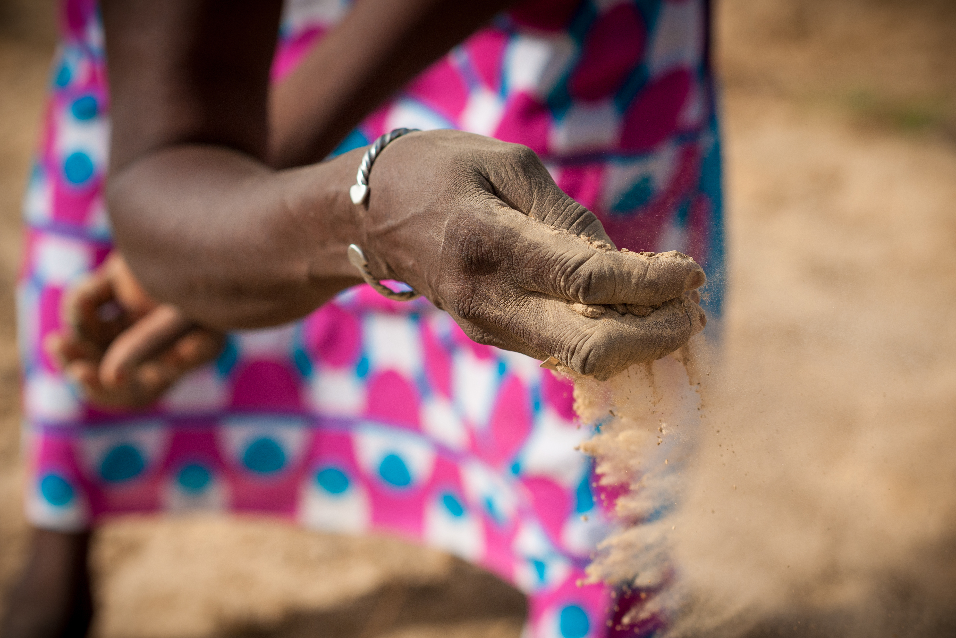 Rising sea levels have damaging the soil with salt inundation leaving many struggling to feed their families. © Clément Tardif / ActionAid