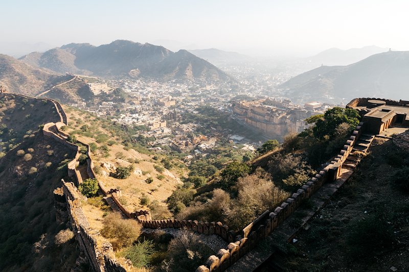 View from Jaigarh Fort outside Jaipur