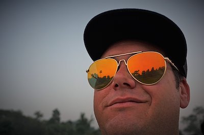 Sunrise with my dear friend Vincenzo.