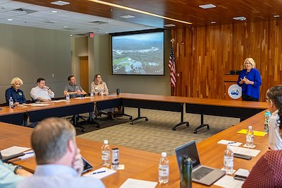 Chancellor Kimberly van Noort gives a detailed account of the University's experience during and after Helene.